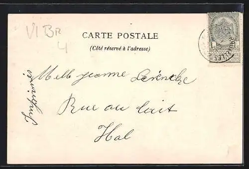 AK Linkebeek /Bruxelles, Le Moulin Rose