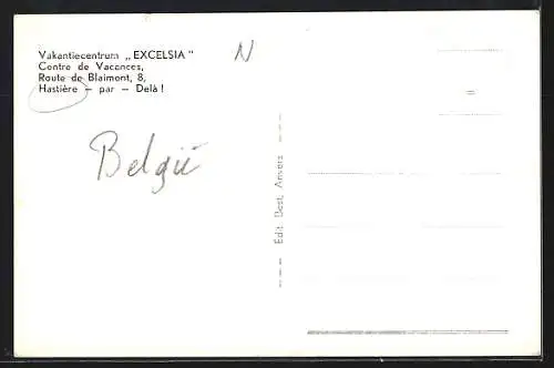 AK Hastière, Vakantiecentrum Excelsia, Route de Blaimont 8