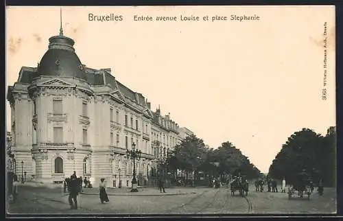 AK Bruxelles, Entree avenue Louise et place Stephanie
