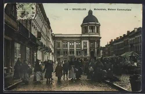 AK Bruxelles, Molenbiek, Maison Communale