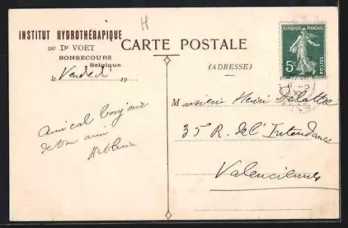 AK Bonsecours, Institut Hydrotherapique du Dr. Voet
