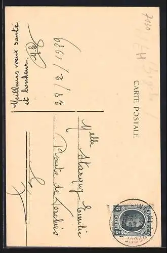 AK Binche, Congres Eucharastique Diocesain 1928