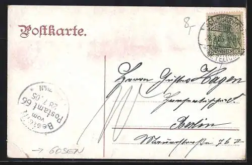 AK Gosen, Gasthaus zur Berliner Schweiz v. Hermann Gärtner