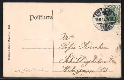 AK Freiburg / Breisgau, Gasthaus auf dem Jägerhäusle
