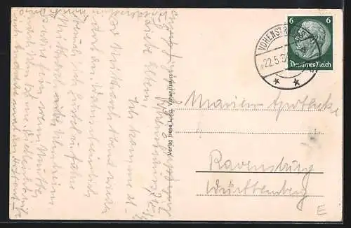 AK Vohenstrauss, Kath. Pfarrhaus und Haushaltungsschule