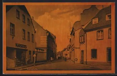 AK Zülpich, Geschäftshaus Kaiser`s an der Kölnstrasse
