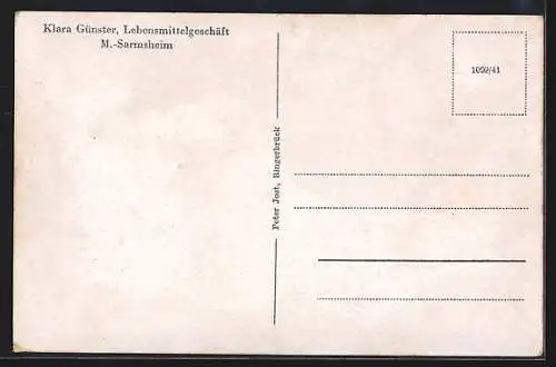 AK Münster-Sarmsheim bei Bingerbrück, Gasthaus Appel, Strassenpartie mit kleiner Kapelle, Burgruine, Ortsansicht