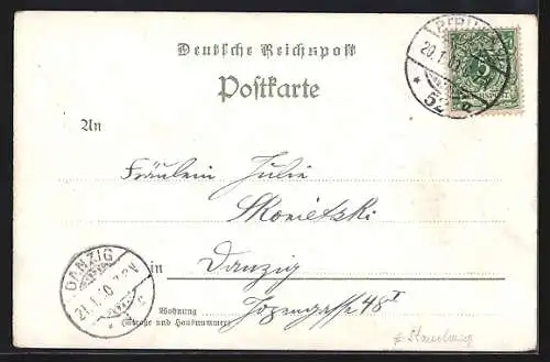 Lithographie Berlin, Belvedere Jannowitzbrücke, Inh. Emil Würst