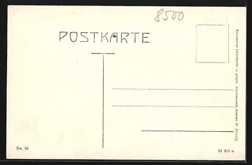AK Nürnberg, Künstlerhaus mit Spirituosengeschäft