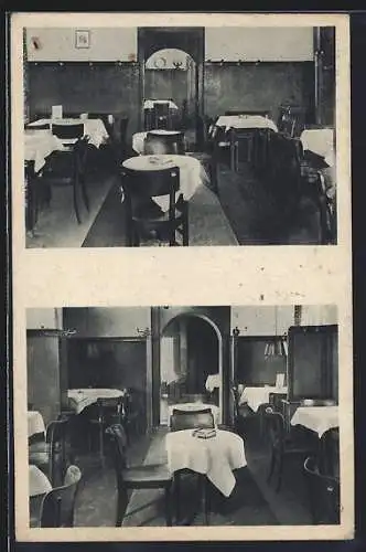 AK Berlin-Prenzlauer Berg, Café Goldammer, Innenansichten, Stargader Strasse 19