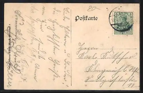 AK Berlin-Steglitz, Conditorei und Café zur Kaiser-Eiche, Inh. Anton Ruhl