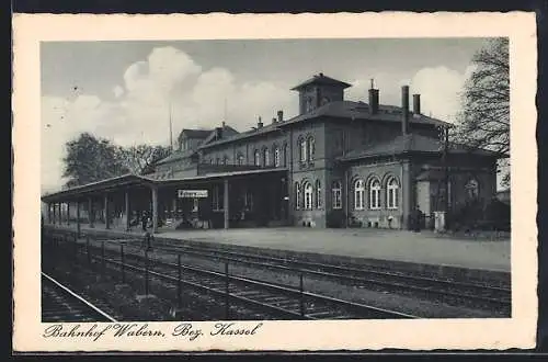 AK Wabern / Kassel, Bahnhof - Bahnsteig