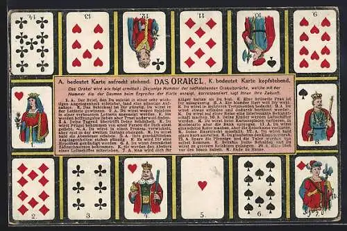 AK Das Orakel, Hellseherei mit einem Kartenspiel