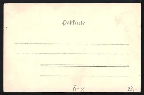 AK Dimbach /Ober-Österr., Gasthaus Schütz, Hitzler`s Handlung und Gasthaus Menzl