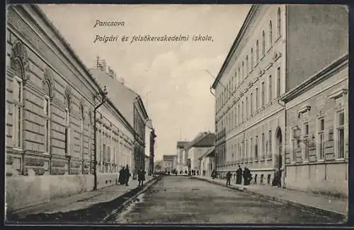 AK Pancsova, Polgári és felsökereskedelmi iskola