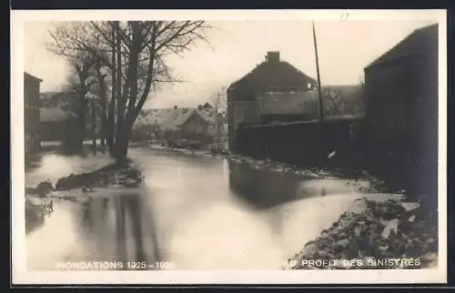 AK Liege, Inondations 1925-1926, Au Profit des Sinistrés