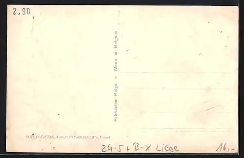 AK Liege, Inondations 1925-1926, Au Profit des Sinistrés, Cafe du Tram