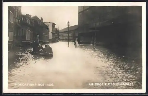 AK Liege, Inondations 1925-1926, Au Profit des Sinistrés