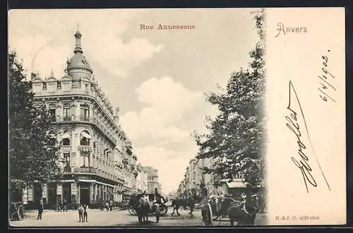AK Anvers, Rue Anneesens