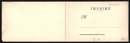 Klapp-AK Anvers, La Place de Mer