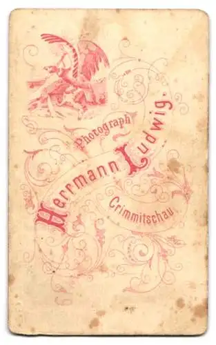 Fotografie Hermann Ludwig, Crimmitschau, junge Frau in altenburger Tracht mit Korb