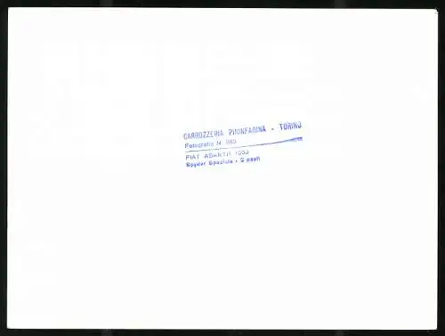Fotografie Auto Fiat Abarth 1000, Roadster - Cabrio Carrozzeria Pininfarina - Torino