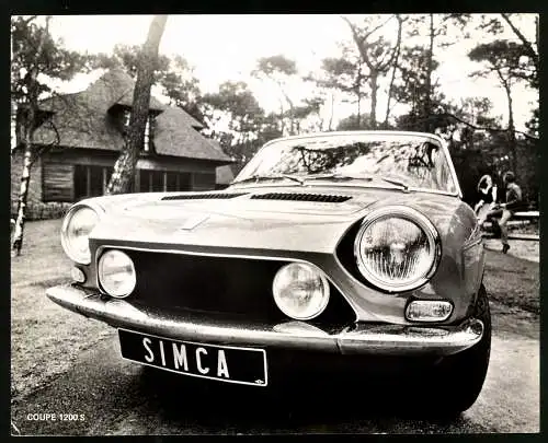 Fotografie Auto Simca 1200 S, Coupe - Sportwagen, Werkfoto