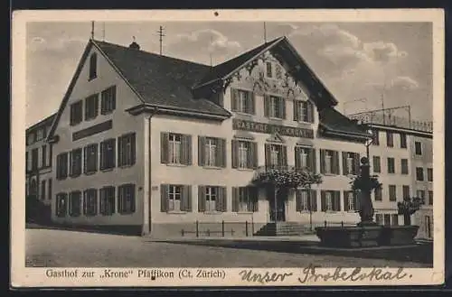 AK Pfäffikon, Gasthof zur Krone