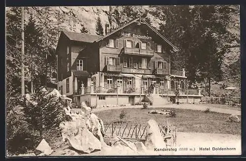 AK Kandersteg, Partie am Hotel Doldenhorn