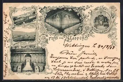 AK Wettingen, Das Kloster, Seminar, Südseite, Chorstühle, Kreuzgang, Orgel