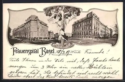 AK Basel, Das Frauenspital von zwei Seiten