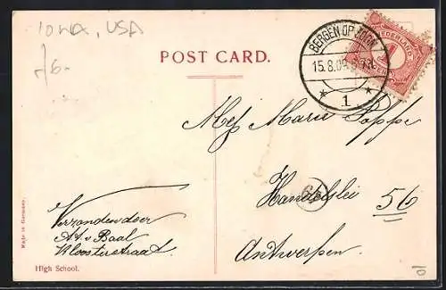 AK Ottumwa, IA, Partie am Herrenhaus