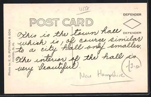 AK Hillsboro, NH, Community House