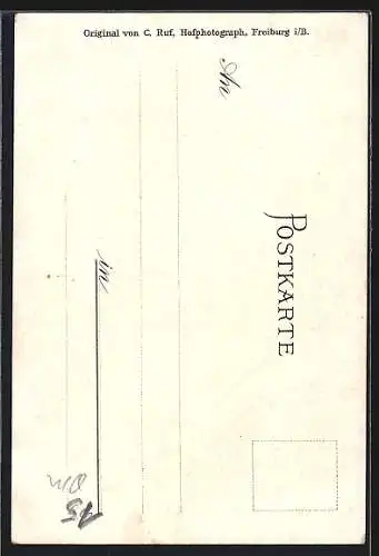 AK Gutacher Familie in Schwarzwälder Tracht