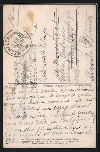 Künstler-AK Wilhelm Hasemann: Brautzug im Kinzigtal im Winter