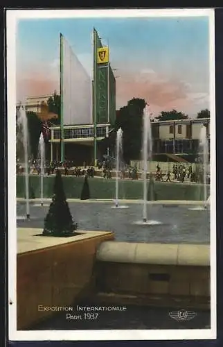 AK Paris, Exposition internationale 1937, Pavillon de la Norvège