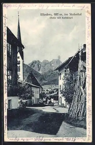 AK Mieders, Motiv mit Kalkkögel