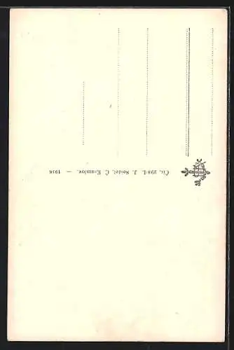 AK Prachatice, Motiv aus dem Ort