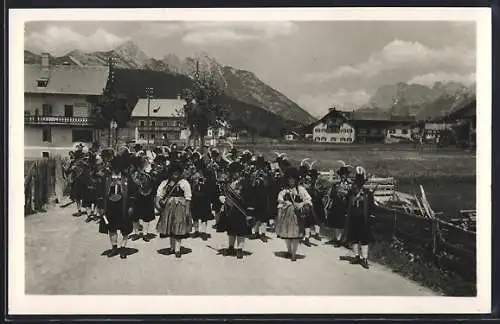 AK Seefeld, Musikkapelle in Seefelder Originaltracht