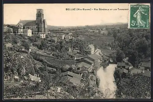AK Bellac, Vue generale et les Tanneries