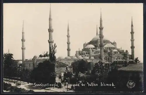AK Constantinople, La Mosquée de Sultan Ahmed