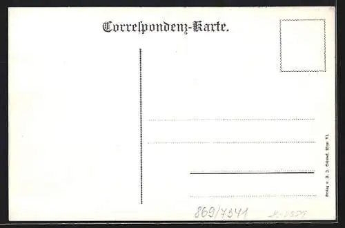 Lithographie Wien, Agnesbründl am Hermannskogel, St. Agnes, St. Karl Borom, Geheimeingang im Wald