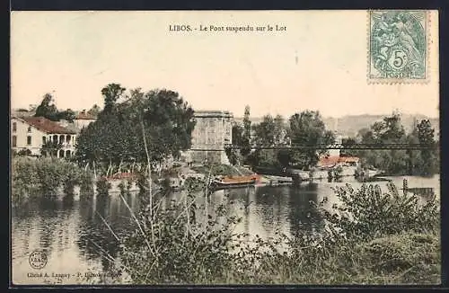 AK Libos, Le Pont suspendu sur le Lot