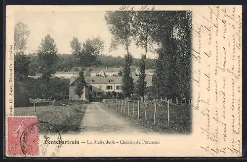 AK Pontchartrain, La Richarderie, Chemin de Potencon