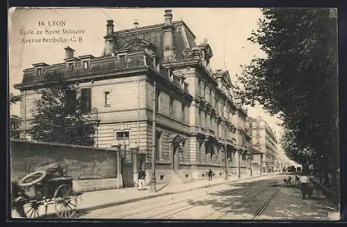 AK Lyon, l`école de Santé Militaire, avenue Verthelot