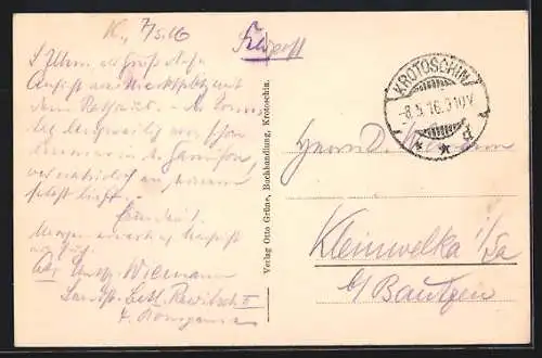 AK Krotoschin, Ring mit Geschäften