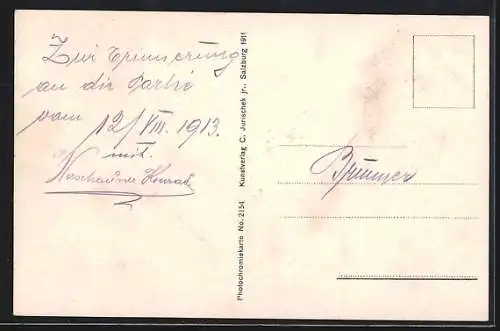 AK Purtschellerhaus, Berghütte am Hohen Göll der Sektion Sonneberg des D. & Oe. A. V.