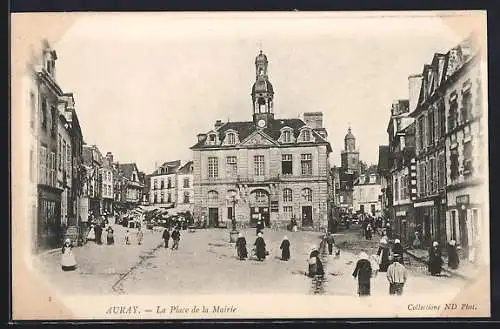 AK Auray, La Place de la Mairie