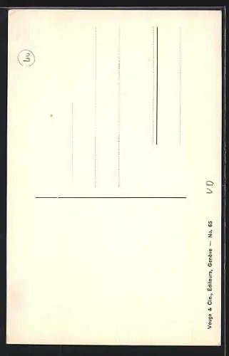 Künstler-AK Vevey, Kirche St. Marien