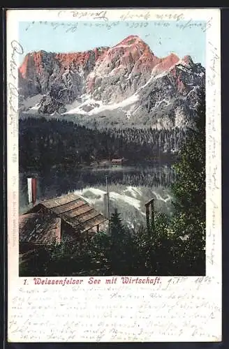 AK Tarvis, Weissenfelser See mit Wirtschaft